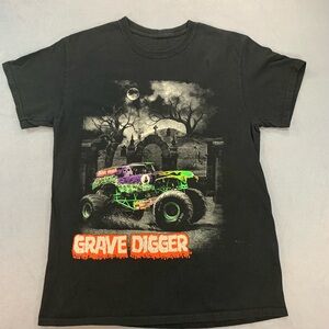 Monster Jam Racing Grave Digger T-Shirt Mens Size Small